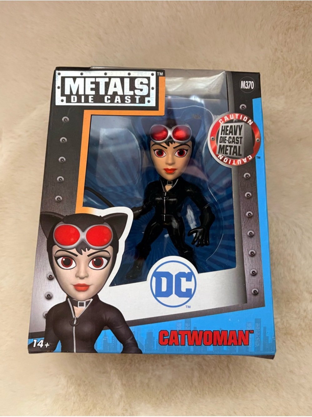 METALS Die Cast DC Collectible Series Box — Black with Blue and White Accents